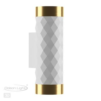4286/2W HIGHTECH ODL22 403 белый/золотистый/металл Настенный светильник IP20 LED GU10 max 2*10W AD ASTRUM
