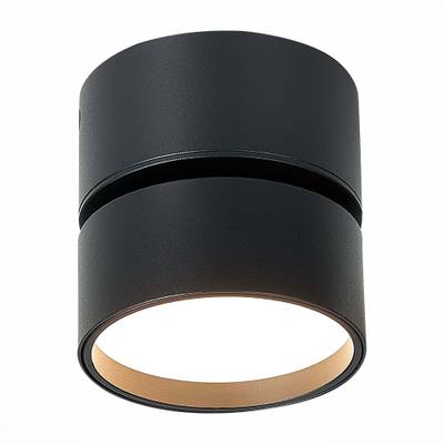 ST651.432.09 Светильник потолочный поворотный Черный LED 1*9W 3000K 720Lm Ra&gt;90 120° IP20 D85xH87 170-240V