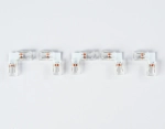 Соединитель угловой L для светодиодной ленты COB 8mm 12/24V (2 конт.) GS6851 (5шт)