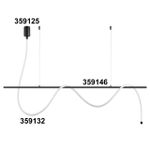 359132 KONST NT23 188 черный Светильник светодиодный IP20 LED 3000K 38W 170-265V 3800Лм RAMO