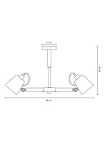 Люстра на штанге Arte Lamp OSCAR A7141PL-3WH, 3хE27
