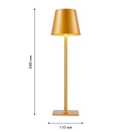 Настольная лампа Pyari 4616-1T, LED*3.5W, 265LM, 4000K, touch dimmer. ТМ F-Promo