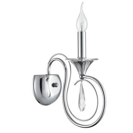 8032/1W CLASSI LN26 металл/хрусталь, хром/прозрачный Бра E14 1*40W 220V LAOKA