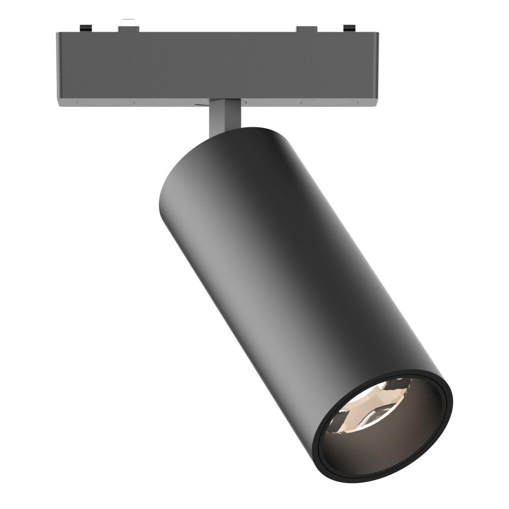 ST677.446.18 Магнитный трековый светильник Черный LED 1*18W 4000K 1 060Lm Ra&amp;gt;90 &amp;gt;90 IP20 D55xH135 48V