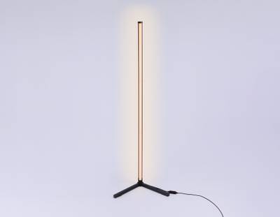 Светильник светодиодный напольный RGB с пультом FL8022 BK черный LED 15W RGB D32*1250 (ПДУ РАДИО 2.4G)