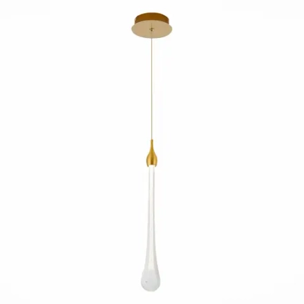 SL6103.203.01 Подвес ST-Luce Золотистый/Прозрачный LED 1*3W 4000K