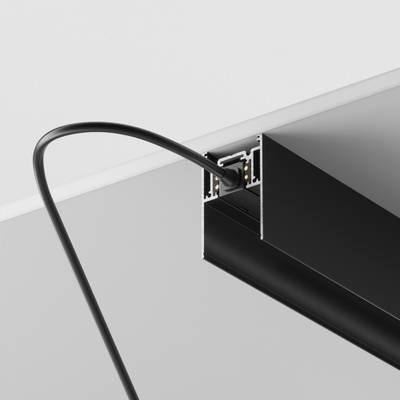 Шинопровод 2м S35 накладной/подвесной черный TRX004-212B. TM Maytoni