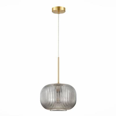 SL1154.303.01 Подвес ST-Luce Латунь/Дымчатый E27 1*60W