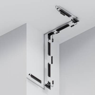 Шинопровод 2м Exility низкопрофильный встраиваемый под ГКЛ 12,5 мм, TRXM034-422B. TM Maytoni