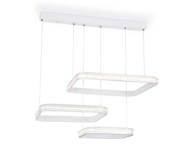 Потолочный светодиодный светильник с пультом FA6165 WH белый 131W 720*500*900 (ПДУ РАДИО 2.4)