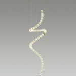 5008/132L L-VISION ODL23 595 золотой/прозрачный/металл/акрил Люстра LED 132W 4000K 6600Лм CRYSTAL