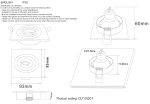Светильник встраиваемый Crystal Lux CLT 002C1 WH 1400/147
