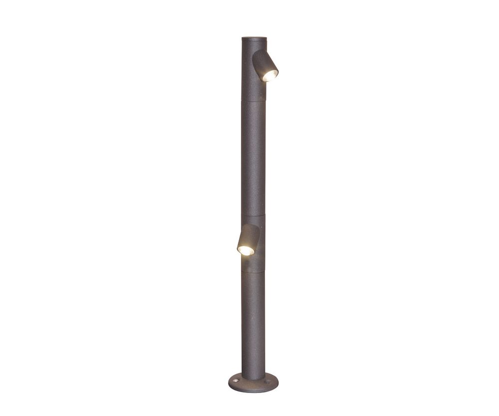 09316-60,16 Светильник уличный Ивилин серый h60 Led 2*5W (3000K)