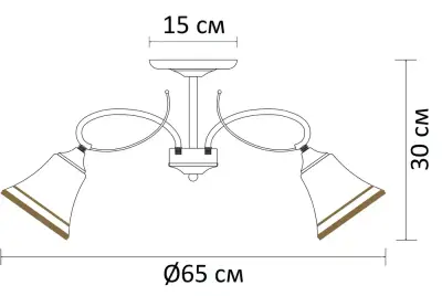 Потолочная люстра Arte Lamp BLOSSOM A2709PL-5AB, 5хE27
