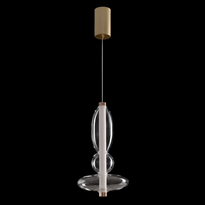 Светильник подвесной Crystal Lux QUASAR SP10W LED TRANSPARENT 3791/210