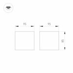 Светильник SP-ORIENT-SURFACE-TC-S95x95-20W Warm3000 (WH, 30 deg, 230V) (Arlight, IP20 Металл, 5 лет)