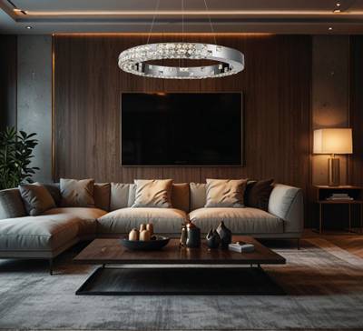 Люстра подвесная Elegance Chrome FL1148-8P, LED