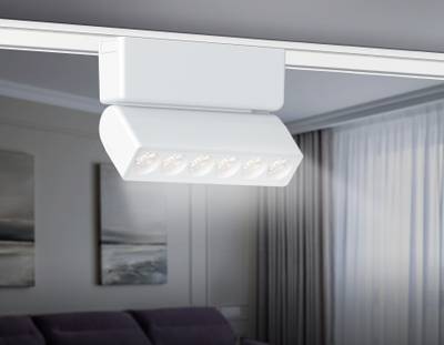Светильник светодиодный трековый для шинопровода Magnetic Ultra Slim GV1468 WH белый IP20 6W 4200K 48V 24° 122*26*80