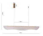 08020-120AS,20 Подвес Майра бронза w120*24 h150 Led 37W (3000K)