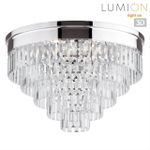 8266/8C CLASSI LN26 хром/хрусталь металл/прозрачный Люстра потолочная Е14 8*40W 220V ZAHA