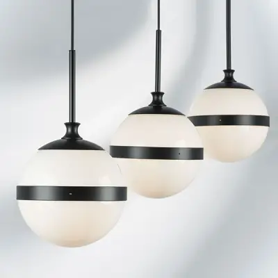 813117 Подвес GLOBO 1х40W E14 black/white Lightstar