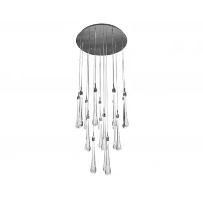 07860-18A,02 Люстра каскадная Асмер хром d50 h300 Led 54W (4000k)