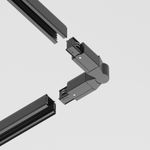 Коннектор поворотный шарнирный Trinity черный, TRA005CS-31B. TM Maytoni