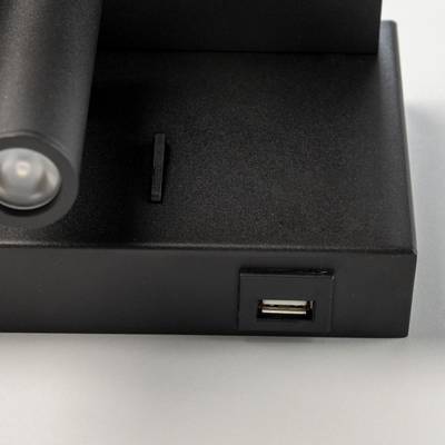 Citilux Декарт CL704371 LED USB QI Светильник поворотный Чёрный