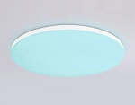 Потолочный светодиодный светильник с Wi-Fi Яндекс Алисой/Tuya/Smart Home/Alexa FZ2002 WH белый IP54 25W 3000K-6500K+RGB D370*55 (ПДУ ИК)
