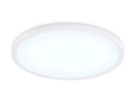 Светильник светодиодный ультратонкий FZ1959 WH белый IP54 40W 5000K D470*15 (Без ПДУ)