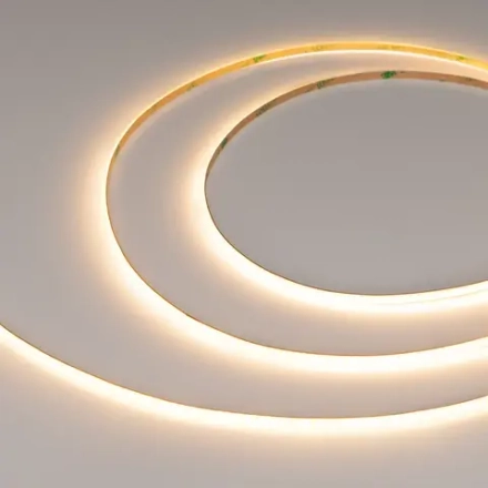 Лента COB-X420-4mm 24V Warm2700 (10 W/m, IP20, CSP, 5m) (Arlight, узкая)