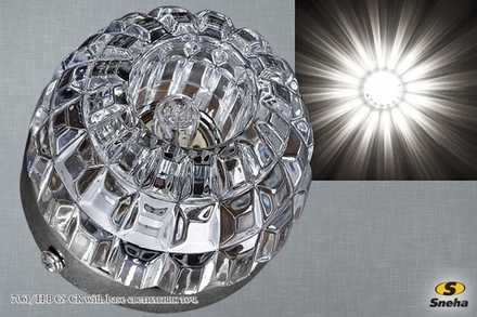 7061/H-B G9 CR with base светильник точ.