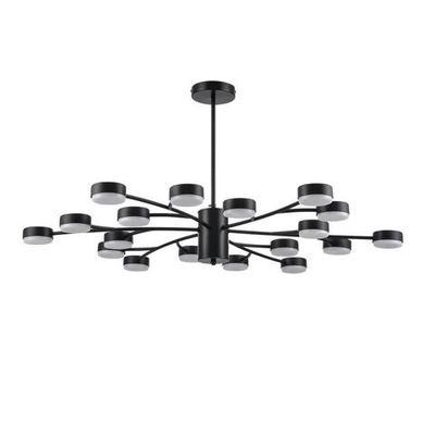 8117/18 COMFI LN26 235 черный, металл Люстра LED GX53 18*7W 220V TORINA