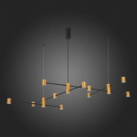 SL1596.423.22 Светильник подвесной ST-Luce Золотистый, Черный/Белый LED 22*3W 3000K