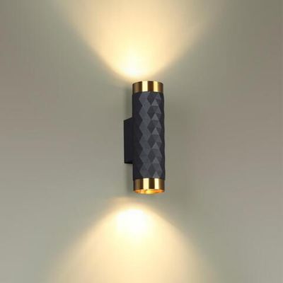 4287/2W HIGHTECH ODL22 403 черный/золотистый/металл Настенный светильник IP20 LED GU10 max 2*10W AD ASTRUM