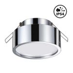 358905 SPOT NT22 337 хром Встраиваемый влагозащищенный светильник IP54 LED 4000K 10W 220V MAY