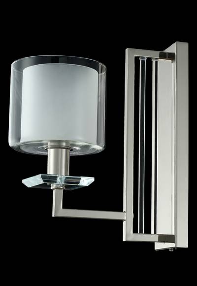 Бра Crystal Lux NICOLAS AP1 NICKEL/WHITE 3400/401