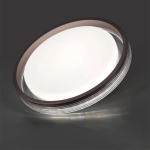 7698/DL MARON SN 148 Светильник пластик/кофе/прозрачный LED 48Вт 3000-6000K D475 IP43 пульт ДУ MEDEN