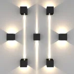 340537 Светильник DALLA 2х10W LED 2200LM G ЧЕРНЫЙ 4000K IP65 Lightstar