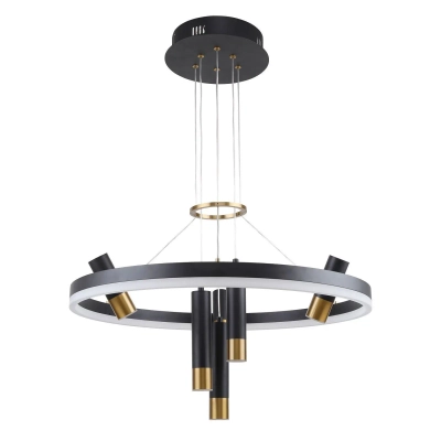 Подвесная люстра Daur 3097-7P, LED*35W + 6*LED*3W, 3640LM, 4000K. ТМ F-Promo