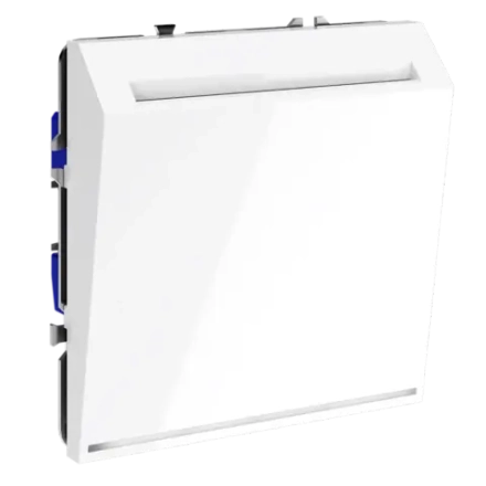 VLS010701 Выключатель встраиваемый VOLTUM S70 карточный 16А, (белый глянцевый). (ТМ Maytoni)