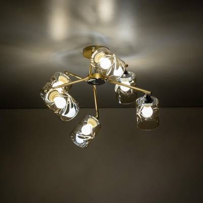 Citilux Клод CL137162 Люстра потолочная Золото