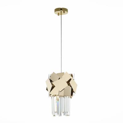 SL1232.203.01 Подвес ST-Luce Золотистый/Прозрачный, Золотистый E14 1*60W