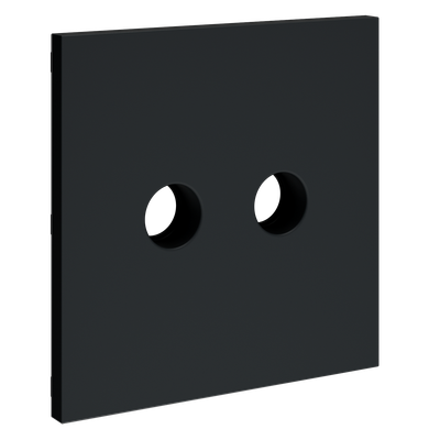 VLS001607 Накладка для розетки телевизионной оконечной TV+SAT, S70 (графит). (ТМ Maytoni)