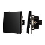 Механизм выключателя одноклавишный перекрёстный SWT-TENDO-MKX1-PL-BK (230V, 10A) (Arlight, -)