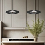 Подвесной светильник с металлическим плафоном 40030/1 LED / черный, LED