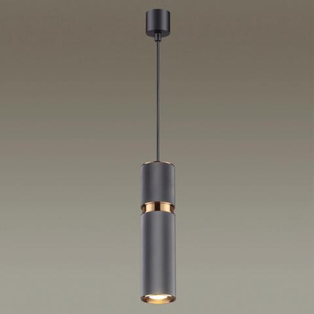 4743/5L L-VISION ODL20 395 серый/золотой Подвес GU10 5W 220V AFRA