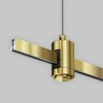 Подвес тросовый Hang одинарный Flarity латунь, TRA157SW-S1-BS. TM Maytoni