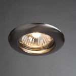 Точечный встраиваемый светильник Arte Lamp PRAKTISCH A1203PL-1SS, 1хGU10