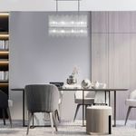 Умная подвесная люстра со стеклянным рассеивателем 485/8